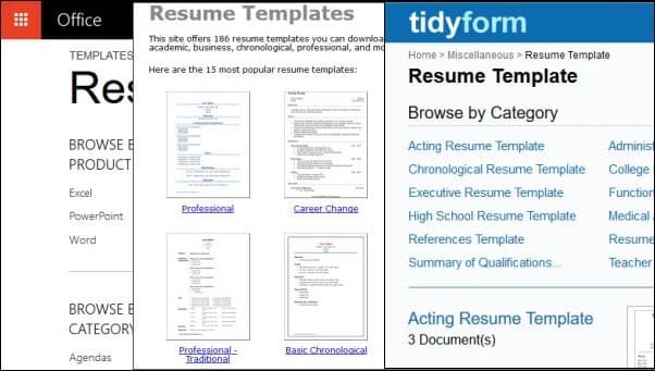 صورة لـ كيفية العثور على نماذج سيرة ذاتية احترافية لاستخدامها في Microsoft Word | cv-templates-DzTechs