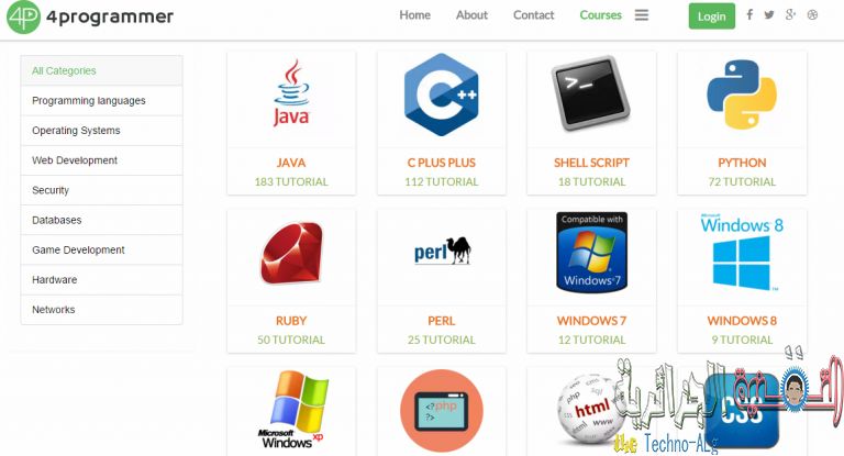 صورة لـ اليك هذا الموقع الذي يقدم لك أكثر من ألف كورس تقني مجانا | 4programmer-2-768x415-DzTechs