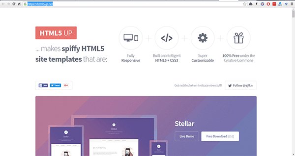صورة لـ موقع لتحميل عشرات القوالب الجاهزة بلغة HTML5 وCSS3 القابلة للتعديل مجانا | Untitled-1-DzTechs