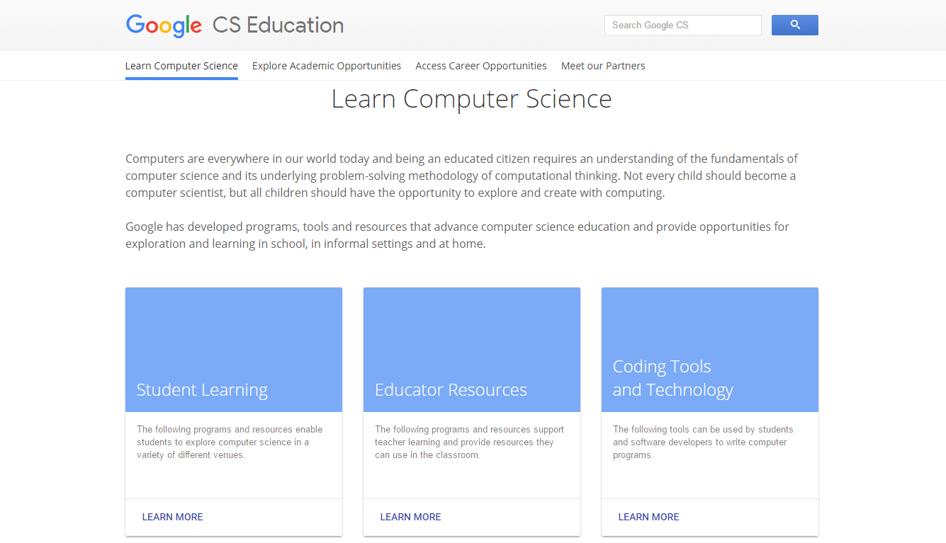 صورة لـ موقع Google Cs Education الجديد يوفر العديد من الدروس لتعلم لغات البرمجة و علوم الكمبيوتر | 5ccc96220c878_Sans+titre-DzTechs