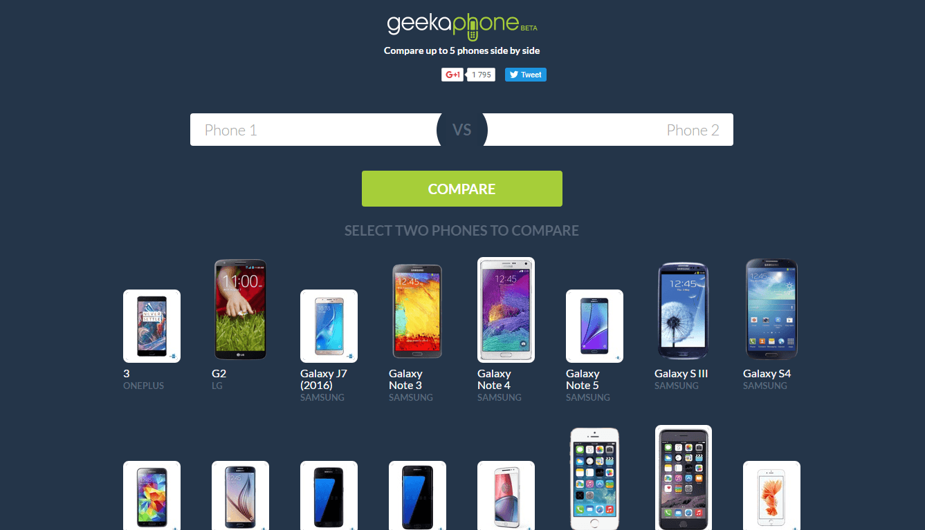 صورة لـ موقع Geek a Phone يقدم لك إمكانية المقارنة بين هاتفين من جميع النواحي قبل عملية الشراء | Sans+titre-DzTechs