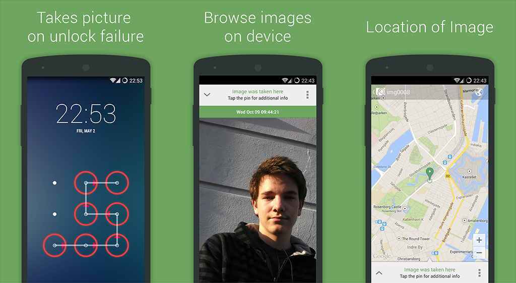 صورة لـ أفضل تطبيقات الأندرويد لـ حماية هاتفك من السرقة و منع انتهاك خصوصياتك | crookcatcher-screen-DzTechs