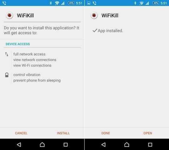 صورة لـ تطبيق WiFi Kill يمكنك من مراقبة من يتصل بشبكة الواي فاي وقطع الانترنت عنهم | 2-DzTechs