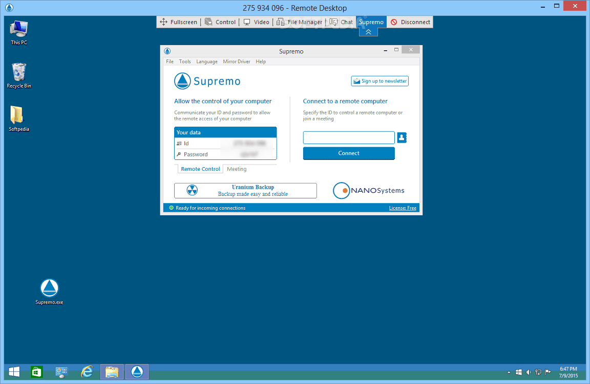 صورة لـ أفضل برنامج للتحكم في مختلف أجهزة الكمبيوتر عن بُعد Supremo | Supremo-Remote-Desktop_2-DzTechs