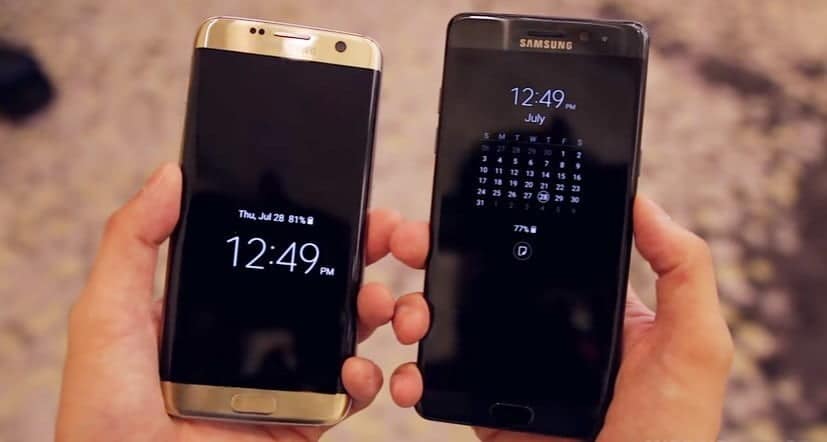 صورة لـ أبرز الاختلافات بين جالاكسي نوت 7 وجالاكسي اس 7 ايدج | galalxy-note-7-vs-s7-edge-DzTechs