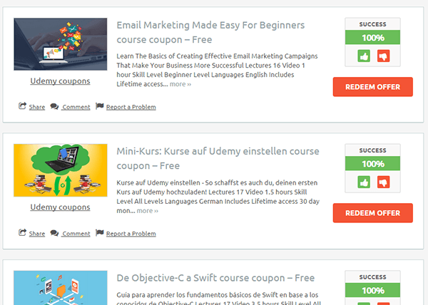 صورة لـ شرح الحصول على دورات تعليمية في مختلف المجالات من خلال منصة Udemy مجانا | image2-DzTechs