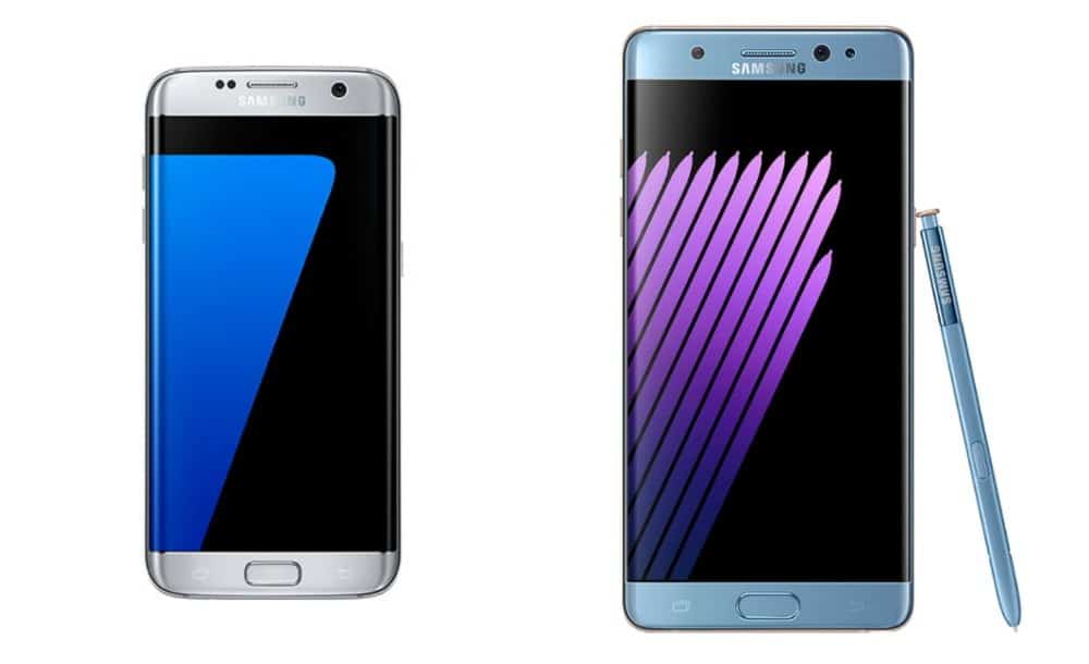 صورة لـ أبرز الاختلافات بين جالاكسي نوت 7 وجالاكسي اس 7 ايدج | note7-vs-s7edge-DzTechs
