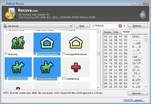 صورة لـ أهم البرامج المجانية للويندوز التي تساعدك على استرجاع بياناتك الهامة المحذوفة | recuva-DzTechs