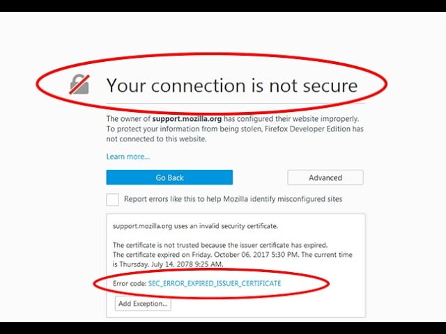 صورة لـ حل نهائي لمشكلة your connection is not secure في متصفح فايرفوكس | sddefault-DzTechs