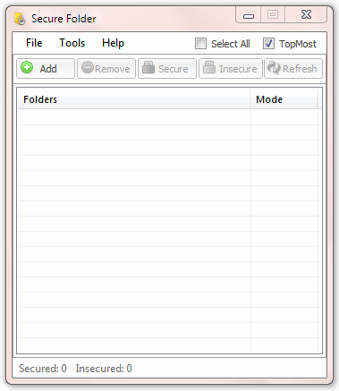 صورة لـ برنامج Secure Folder لحماية ملفاتك و مختلف المجلدات بكلمة سر | Capture2-DzTechs