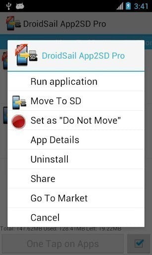 صورة لـ حل مشكلة stockage disponible insuffisant في الأندرويد بتطبيقين رائعين | DroidSail+Super+App2SD+pros-DzTechs