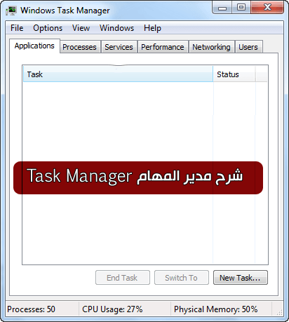 صورة لـ شرح مفصل لأداة مدير المهام Task Manager الموجودة في الويندوز | TM-DzTechs