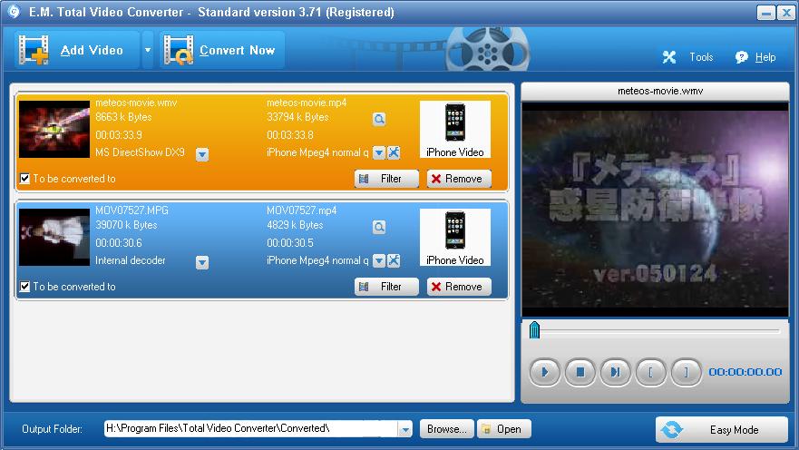 صورة لـ برنامج Total Video Converter لتحويل الفيديوهات ومقاطع الافلام الى صيغ مختلفة | total-video-converter-DzTechs