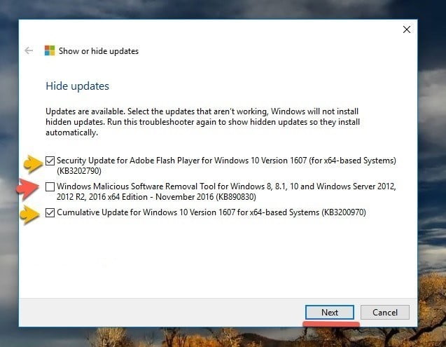 صورة لـ أداة troubleshooter الرسمية من Microsoft لتعطيل وتأجيل تحديثات Windows | 3f9fa31979-DzTechs