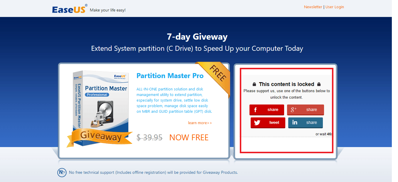 صورة لـ الحصول على EaseUS Partition Master Professional مجانًا لفترة محدودة | Sans+titred-DzTechs