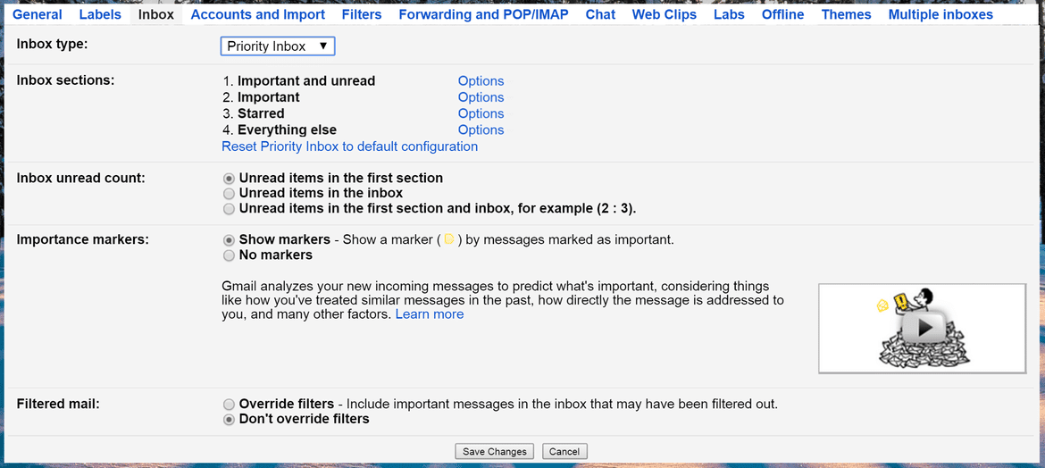 صورة لـ 10 نصائح من أجل تنظيم بريد جوجل Gmail الخاص بك | inbox-zen-DzTechs