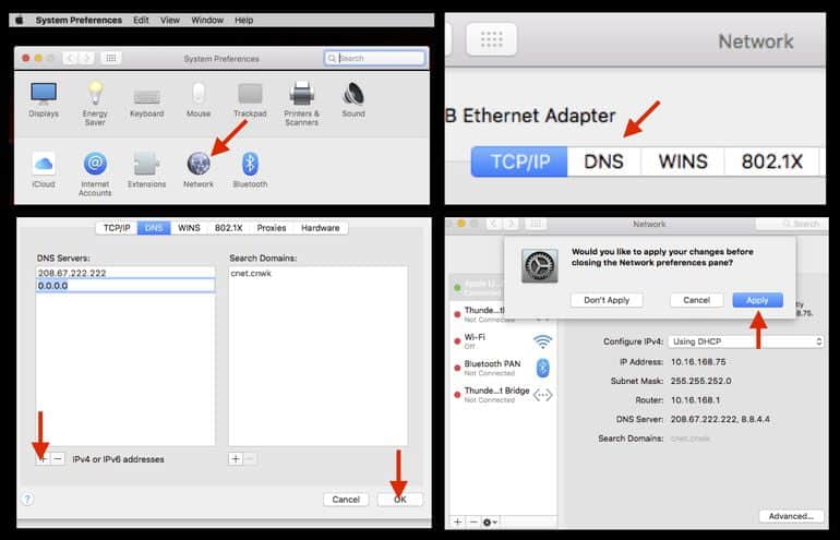 صورة لـ كيفية تغيير DNS الخاص بك في الويندوز والماك لعودة الإنترنت للعمل | mac-dns-DzTechs