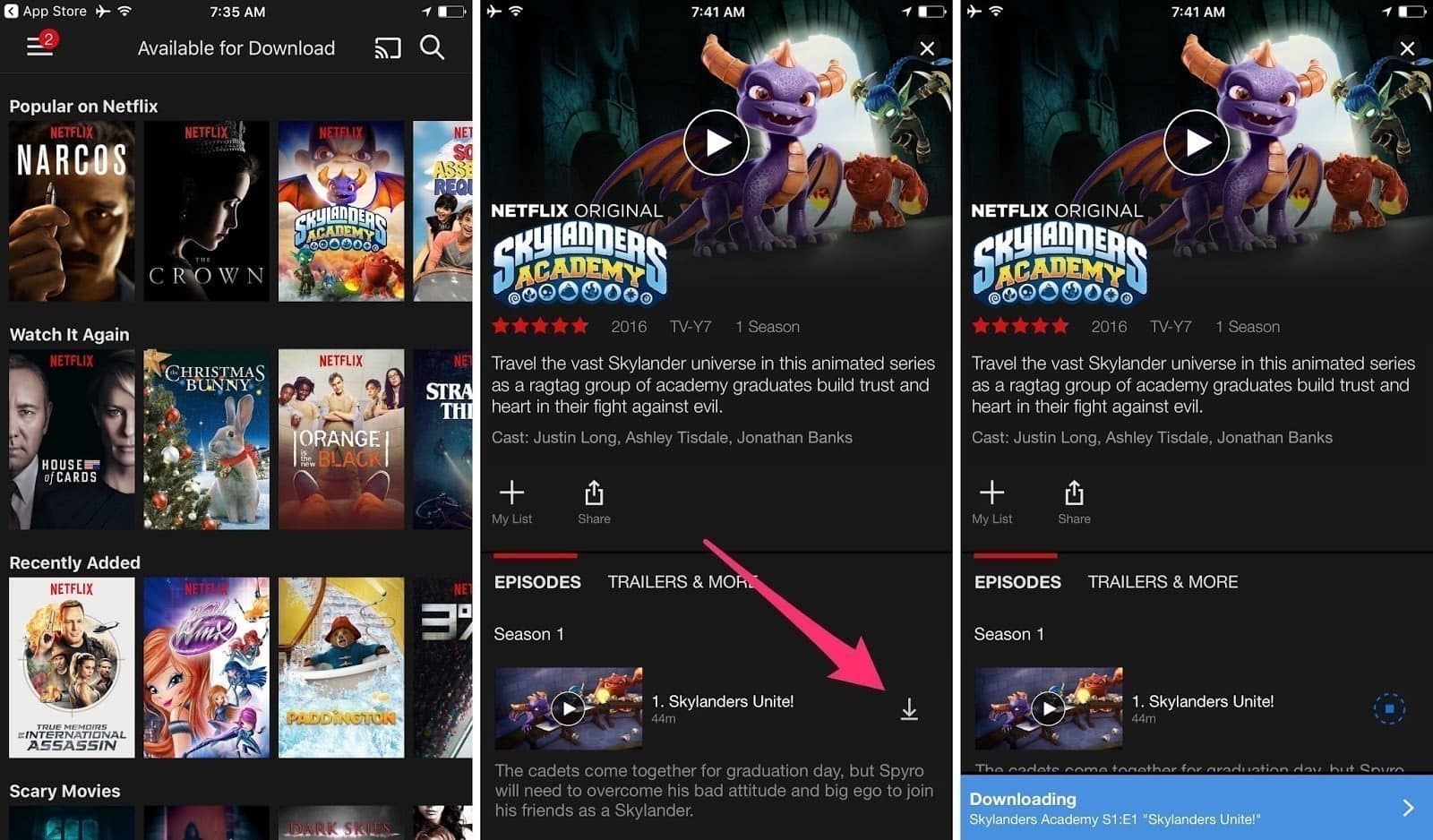 صورة لـ كيفية تحميل وإدارة عروض وأفلام Netflix على هاتفك أو التابلات | netflix-download-DzTechs