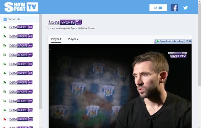 صورة لـ موقع showsport-tv لمشاهدة جميع قنوات Bein Sport بجودة عالية ومن دون تقطيع في أي وقت | 16174621_1068042556655909_3931760007725362841_n