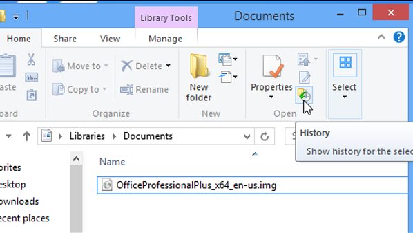 صورة لـ كيفية استعادة الملفات في نظام التشغيل Windows 10 بميزة File History | HowToActivateTimeMachineWindows8-1
