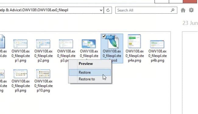 صورة لـ كيفية استعادة الملفات في نظام التشغيل Windows 10 بميزة File History | dPYvuoGSdnximt4PfSYKdT-650-80-min
