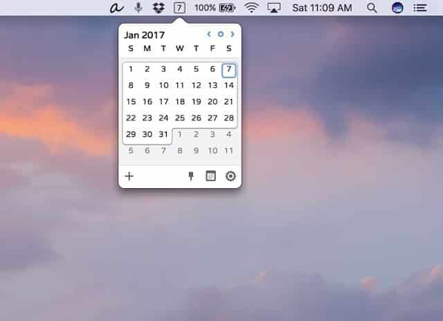 صورة لـ أفضل 6 تطبيقات يجب تثبيتها على جهاز ماك بوك MacBook جديد | itsycal-min