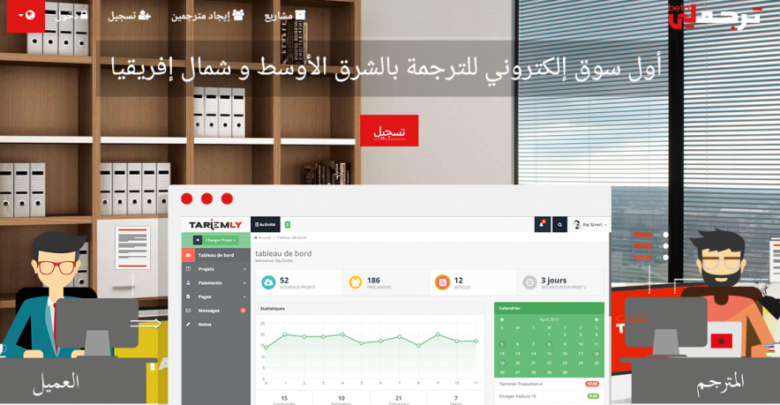 صورة لـ موقع ترجملي أول موقع مغربي يقدم خدمات الترجمة عبر الإنترنت | D8AAD8B1D8ACD985D984D98A-1024x459