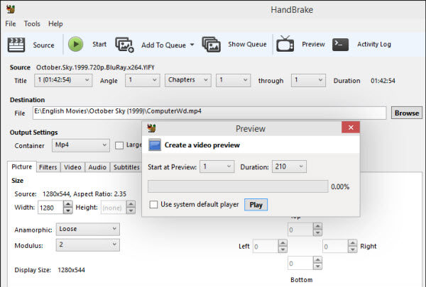 صورة لـ HandBrake للتحويل بين صيغ الفيديو بجودات مختلفة وضغطه | HandBrake-Convert-Videos