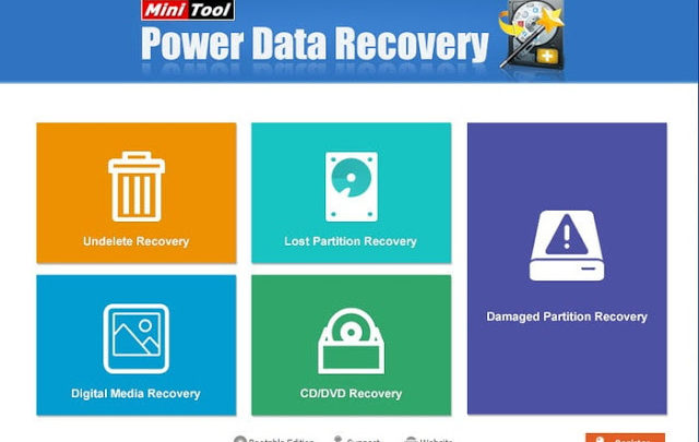 صورة لـ MiniTool Power Data Recovery 7 لاسترجاع جميع الملفات المفقودة | Interface-1-2-min