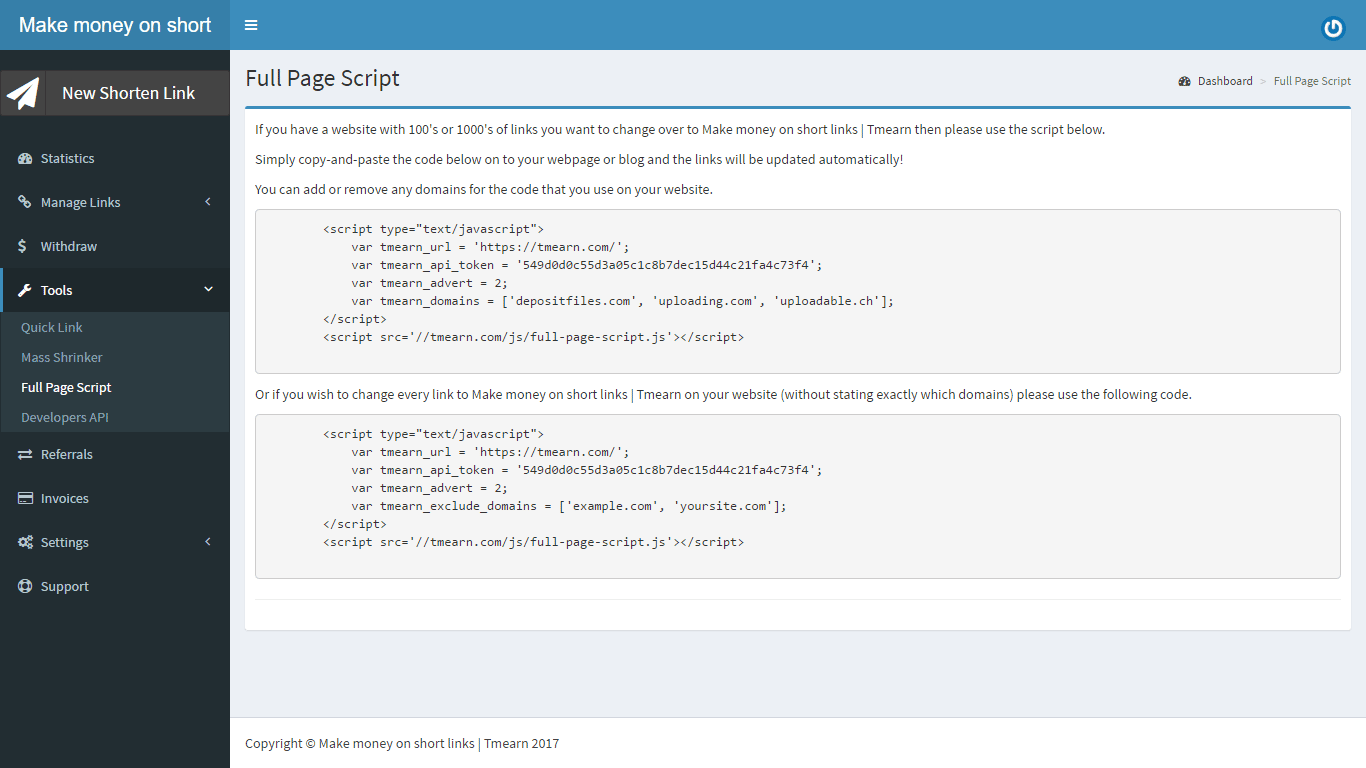 صورة لـ شرح موقع tmearn أفضل موقع موثوق لاختصار الروابط بأرباح خيالية | Sans+ti6tre-DzTechs