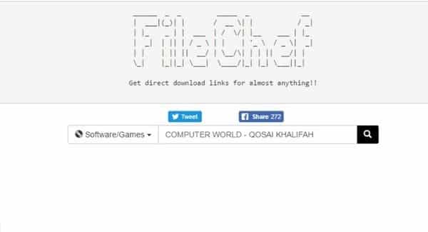 صورة لـ موقع رائع لتحميل كل ما تريد من الإنترنت بشكل سريع و مباشر | filechef
