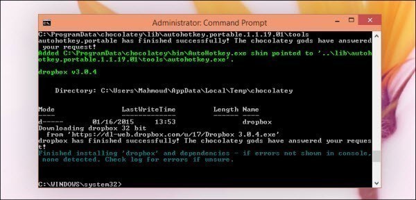 صورة لـ أسرع طريقة لتثبيت تطبقات Windows: باستخدام موجه الأوامر | install-software-command-prompt