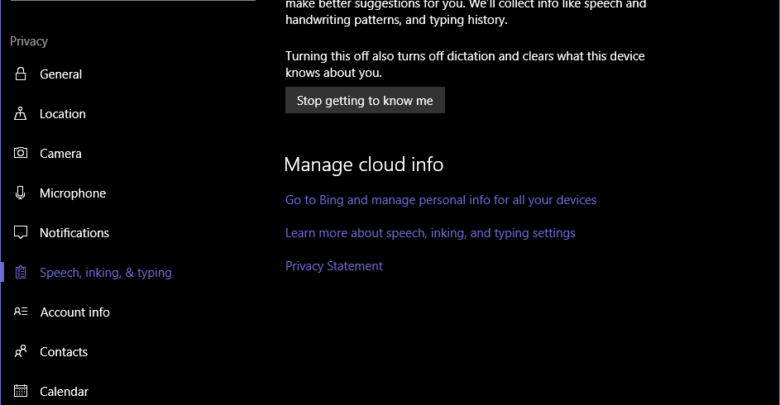 صورة لـ 5 إعدادات للخصوصية يجب تغييرها في Windows 10 لمنع مايكروسوفت من التجسس عليك | stop-getting-to-know-me