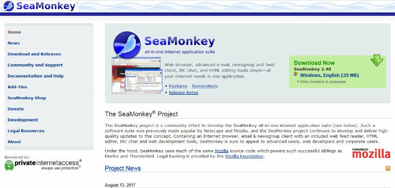 صورة لـ أفضل متصفحات الويب المتخصصة التي لم تكن قد استكشفتها من قبل | Alternative-Web-Browsers-seamonkey-DzTechs