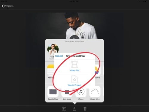صورة لـ كيفية تصدير مشروع iMovie من iOS إلى جهاز Mac الخاص بك؟ | imovie-to-mac-file-types-DzTechs