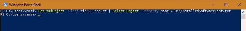 صورة لـ الأشياء والخطوات التي تحتاج إلى القيام بها قبل وبعد تثبيت Windows | reinstall-windows-installed-software-list-ps-command-DzTechs
