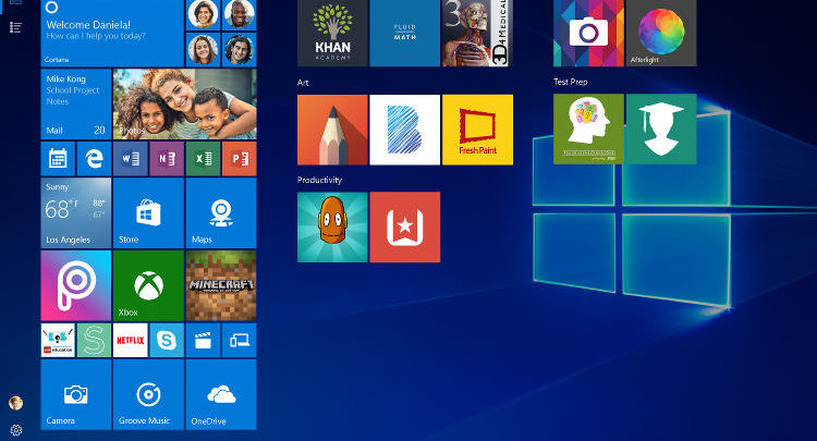 صورة لـ مقارنة بين Chrome OS و Windows 10 S: ما هو النظام الأفضل لك؟ | windows-10-s-start-menu