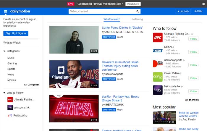 صورة لـ هل تقوم باستخدام YouTube وأتعبك كثرة الفيديوهات؟ إليك أفضل البدائل لـ YouTube | youtube-alternatives-dailymotion-DzTechs
