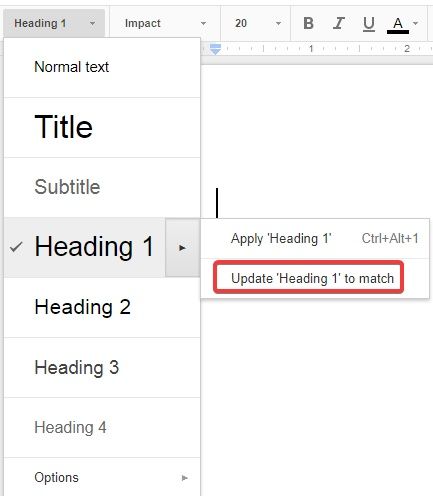 صورة لـ كيفية إضافة فهرس المُحتويات وتحديثه في “مُحرِّر مستندات Google” | Google-Table-Change-Heading-DzTechs