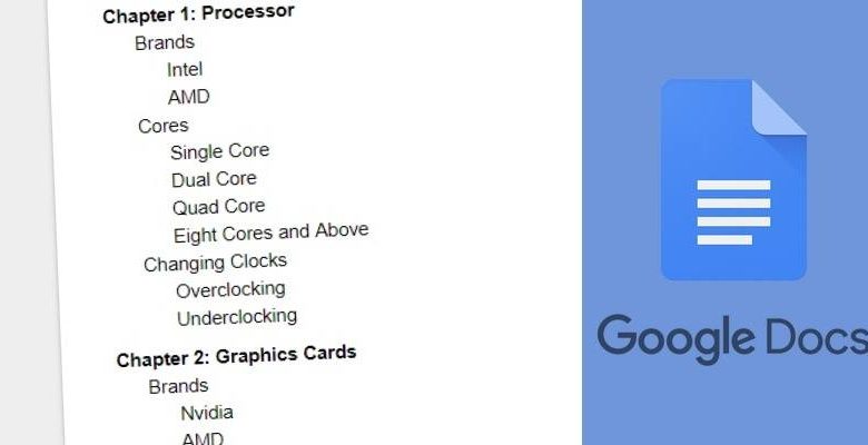 صورة لـ كيفية إضافة فهرس المُحتويات وتحديثه في “مُحرِّر مستندات Google” | Google-Table-Featured-Image