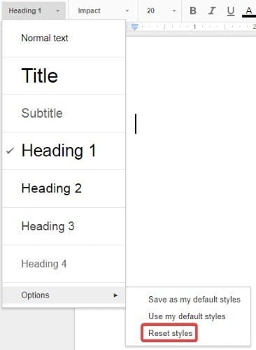 صورة لـ كيفية إضافة فهرس المُحتويات وتحديثه في “مُحرِّر مستندات Google” | Google-Table-Reset-Heading-DzTechs