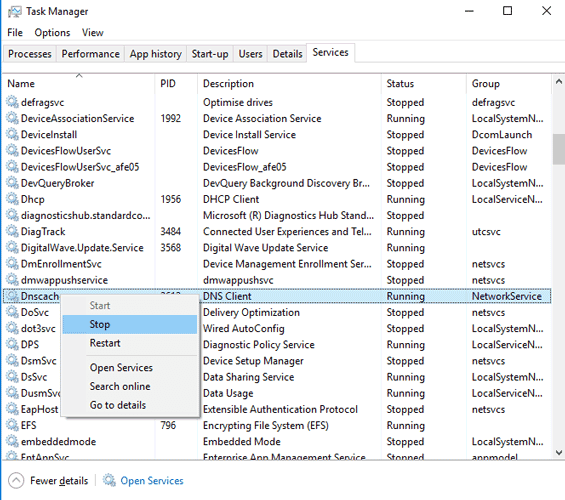 صورة لـ كيفية مسح ذاكرة التخزين المؤقت دنس على ويندوز 10 بطريقة سهلة | flush-dns-windows-10-stop-dns-cache-DzTechs