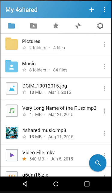 صورة لـ أفضل 7 تطبيقات مجانية لتحميل الموسيقى على الأندرويد | free-music-download-apps-android-4shared-DzTechs
