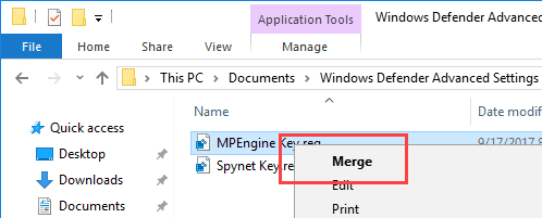 صورة لـ كيف يمكنك جعل Windows Defender أفضل لزيادة مستويات الحماية في Windows 10 | harden-Windows-defender-select-merge-DzTechs