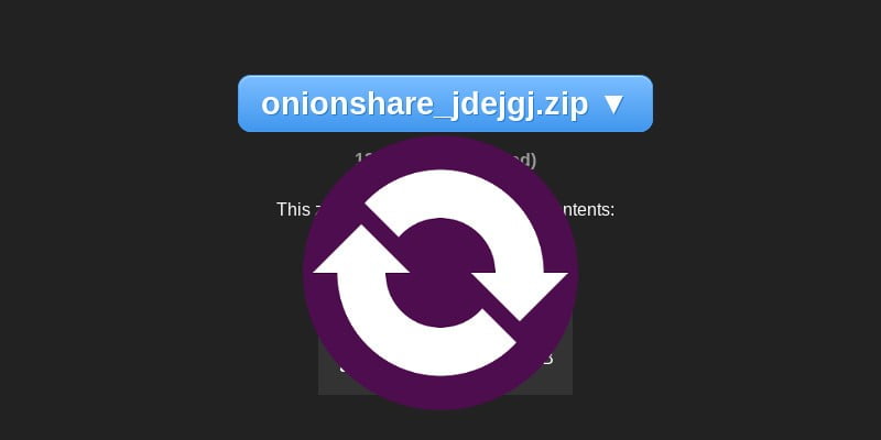 صورة لـ مشاركة الملفات أي كان حجمها بشكل آمن مع أونيونشار Onionshare | os-feat-DzTechs
