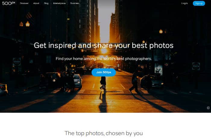 صورة لـ أفضل 10 خدمات استضافة للصور مجانا، يجب أن تجرب استضافة الصور الخاصة بك | image-hosting-03-500px-DzTechs