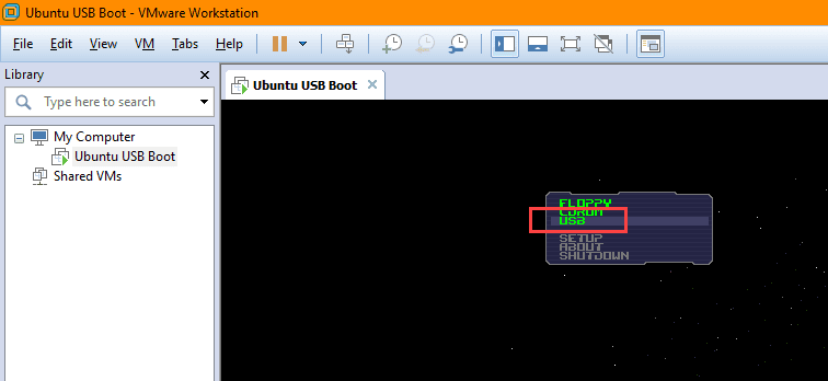صورة لـ كيفية التمهيد من محرك أقراص USB في VMware | usb-boot-vmware-select-usb-option-DzTechs