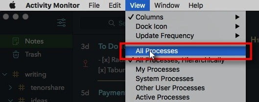 صورة لـ كيفية ايقاف تشغيل العمليات التي تعمل في الخلفية وتسريع نظام الماك | Background-mte-All-Process-DzTechs