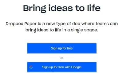 صورة لـ ما هي Dropbox Paper ، وكيف يُمكنك استخدامها وما هي مُميزاتها؟ | Dropbox-Paper-Log-In-DzTechs