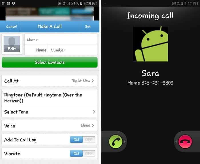 صورة لـ 5 تطبيقات مجانية لانشاء المكالمات الوهمية على الأندرويد لممازحة أصدقائك | Fake-Mr-DzTechs